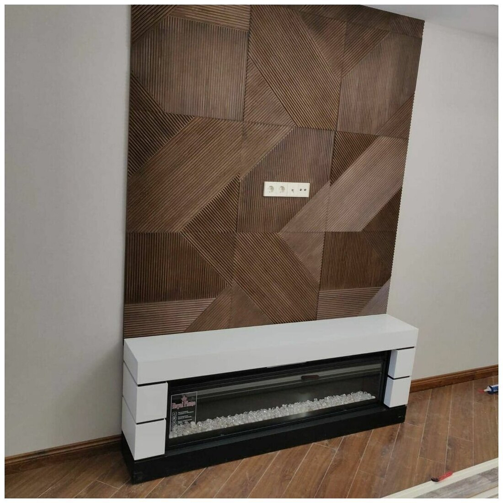 Рифленые стеновые панели из Сосны