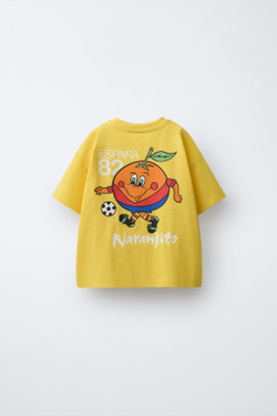ZARA ФУТБОЛКА С ПРИНТОМ FIFA CLASSICS - FIFA WORLD CUP ™ 1998, ЖЕЛТЫЙ