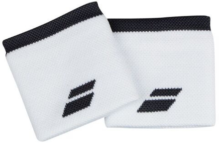 Напульсник теннисный Babolat Logo Wristband - белый