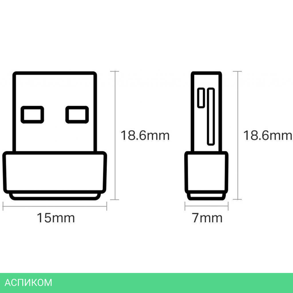 Wi-Fi адаптер TP-Link Archer T2U Nano