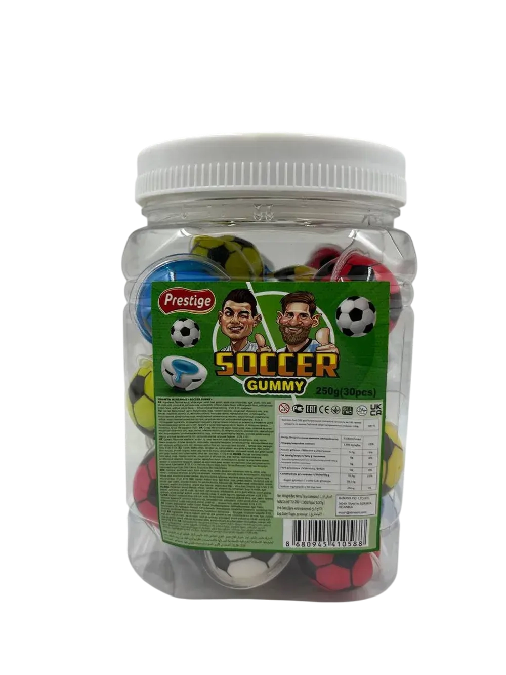 Жевательный мармелад "Футбольный мяч" 30шт