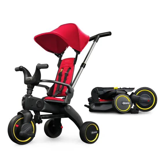 Складной трехколесный велосипед Doona Liki Trike S1, Flame Red