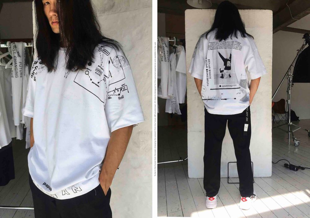 Футболка Futureisnown Human Empathy *Empathy collection Белая