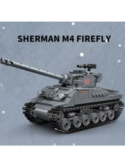 Конструктор Американский танк Шерман 624 детали 6849