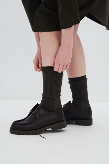 Носки из хлопка цвета хаки