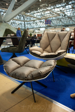 Дизайнерское кресло DC-1565D серое (GREY)