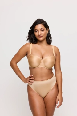 PRIMADONNA SATIN Трусы бесшовные с высокой талией, бежевый