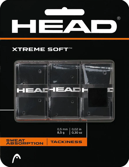 Овергрипы Head XtremeSoft (3 шт.), арт. 285104-BK