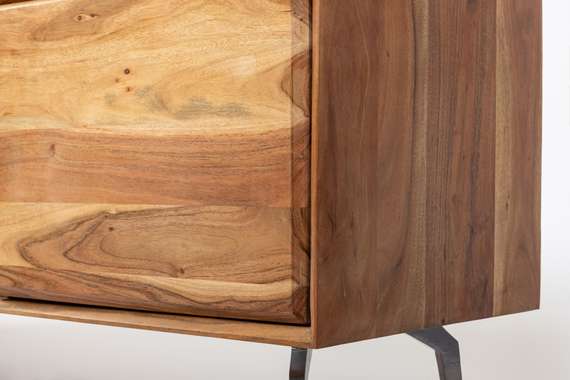 Тумба под ТВ Actual из массива акации, 160х50 см