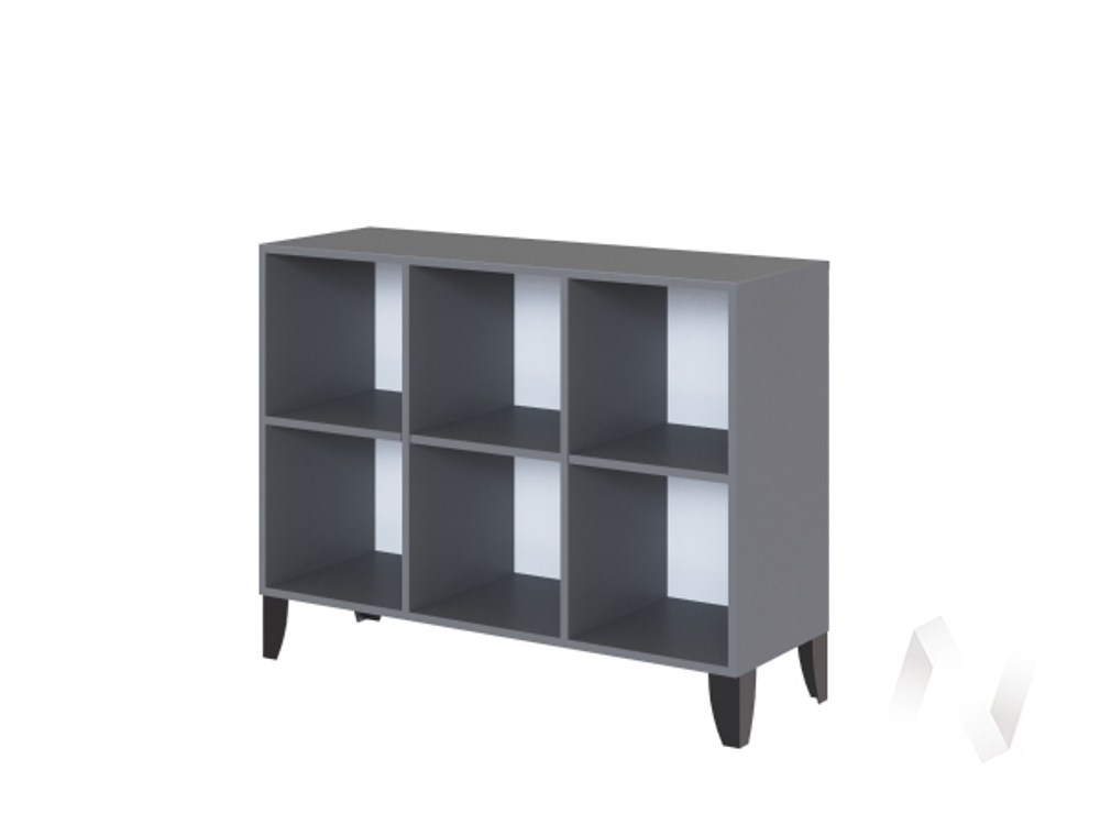 Комод Гостиная Сириния (серый графит/МДФ бриз)