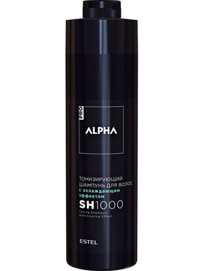 Тонизирующий шампунь для волос и тела с охлаждающим эффектом New Alpha Homme, Estel, 1000 мл.