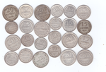 Набор из 24 монет (10, 15, 20 коп.) 1922-1930 гг СССР и РСФСР XF