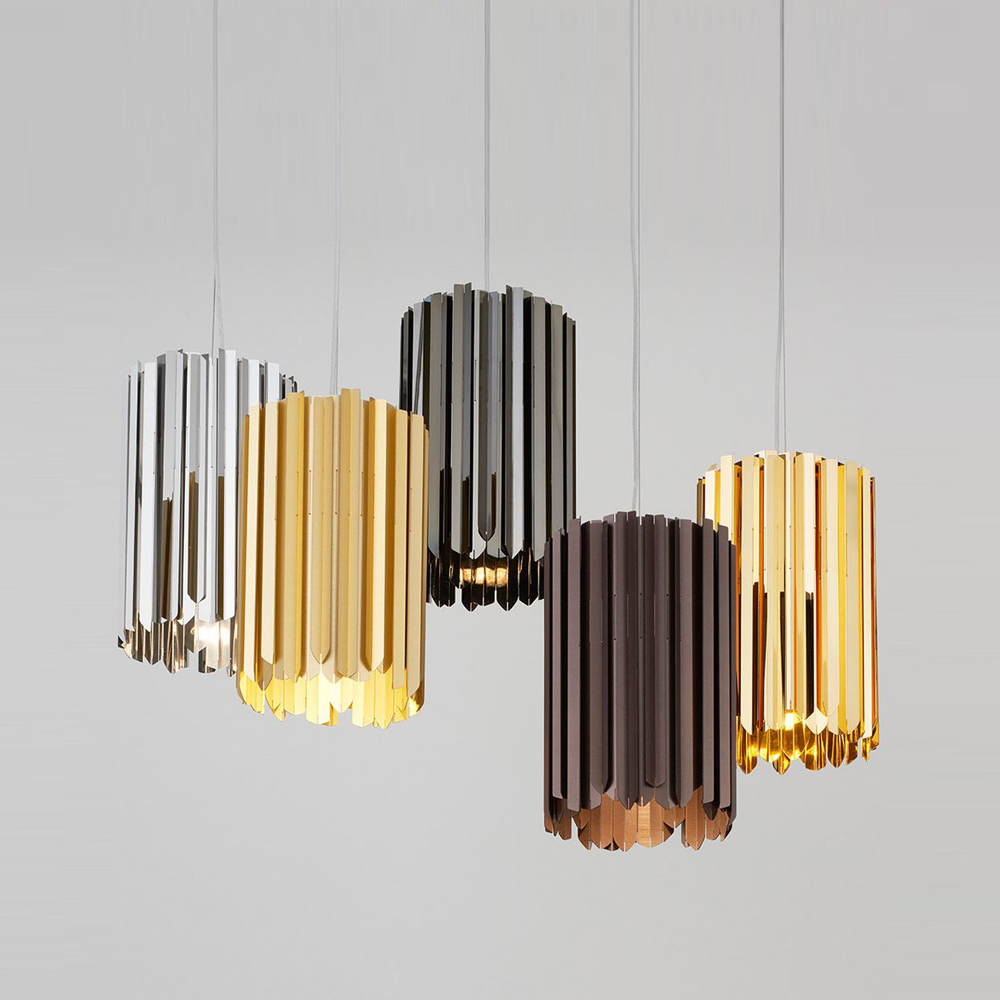 Pendant design lamp  Tom Kirk Facet by Innermost D18 (Gold)