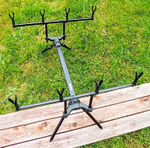 Под для рыбалки Dayo, род-под для удилищ, держатель для удочек, подставка для 4 удилищ. Место под "Ушки" на резьбе.