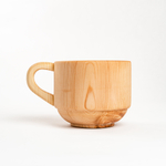 Деревянная большая кружка из кедра для напитков 400 мл. C72