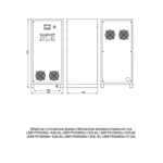 Мощный однофазный стабилизатор Лидер PS30000W-30