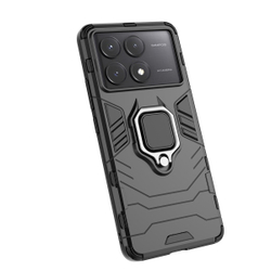 Противоударный чехол с кольцом Panther Case для Poco X6 Pro
