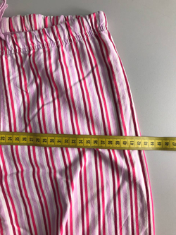 Брюки в яркую полоску, визуально на 11/12 лет