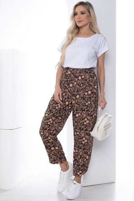 Брюки бохо коричневые Б10188 LT Collection
