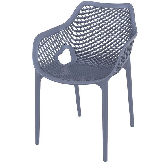 Пластиковое кресло Air XL серое | Siesta Contract | Турция