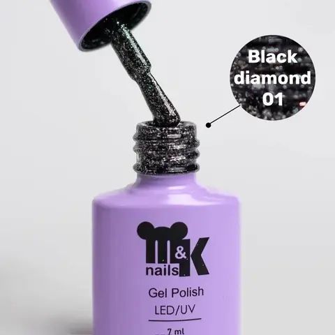 M&K Гель-лак Black Diamond 01