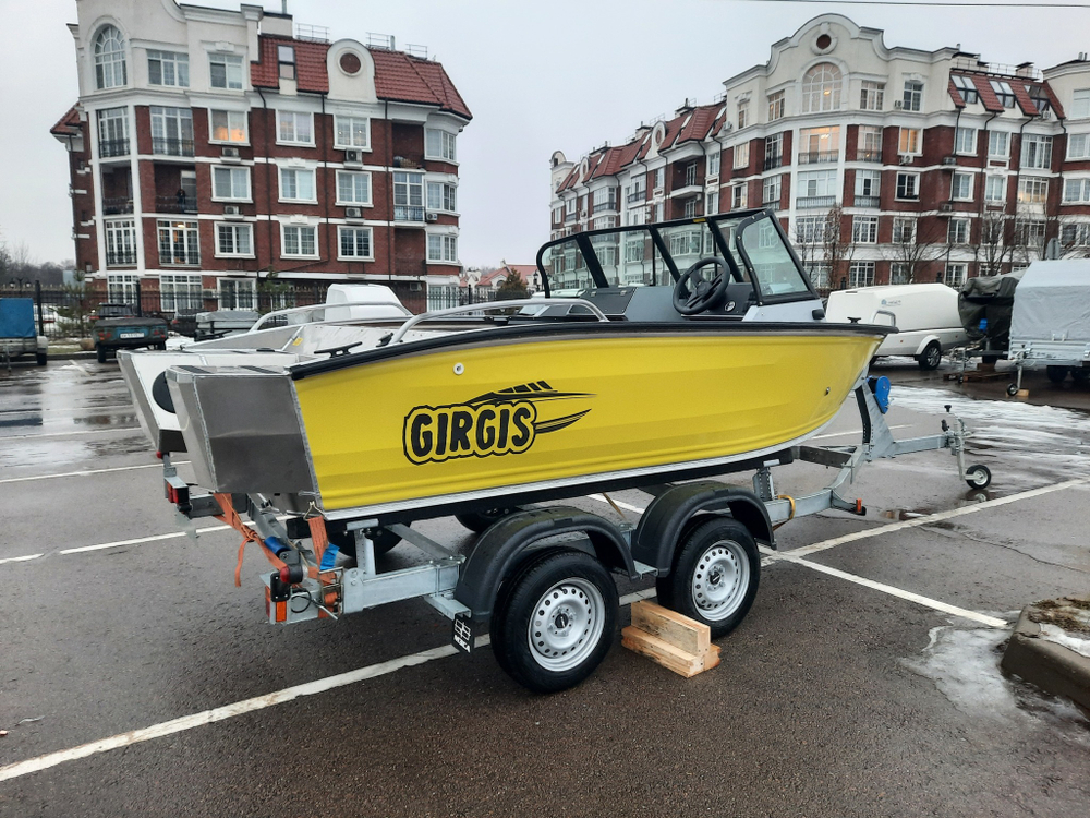 Алюминиевая моторная лодка Girgis 440 Fish