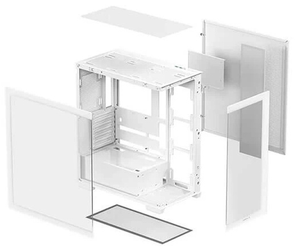 Корпус Deepcool R-CG580-WHNDA0-G-1 белый