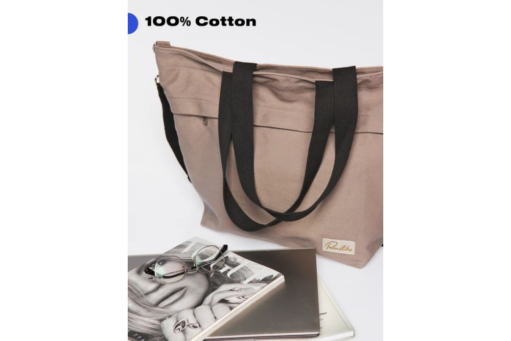 Сумка RoadLike Travel Canvas, серый