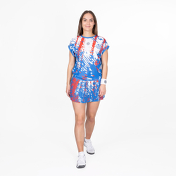 Женская теннисная юбка BIDI BADU Lowey Tech Plissee Skirt Women - Blue, White