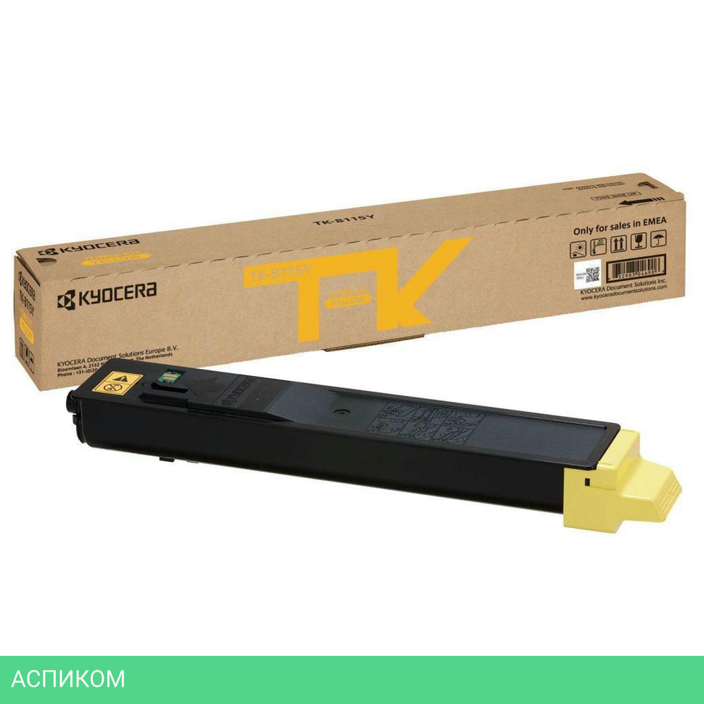 Картридж Kyocera TK-8115Y желтый (1T02P3ANL0)