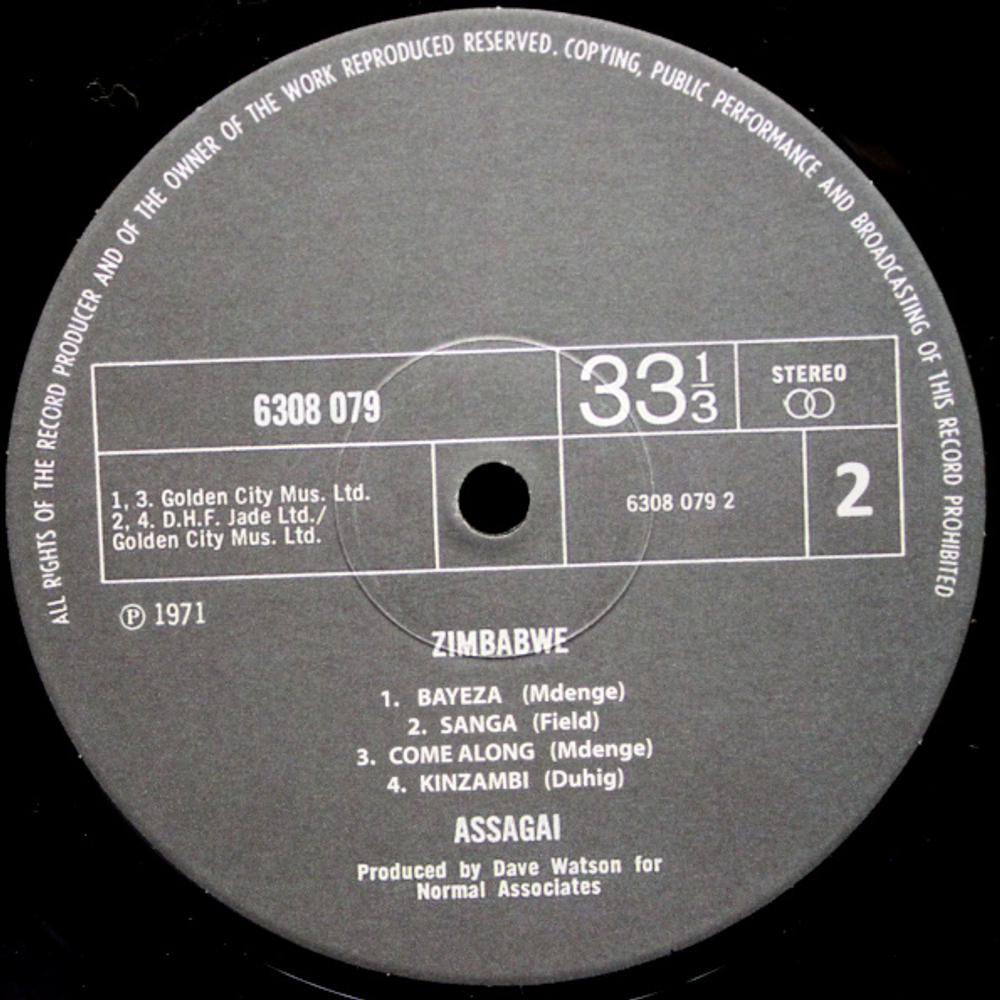 Assagai / Zimbabwe (LP)
