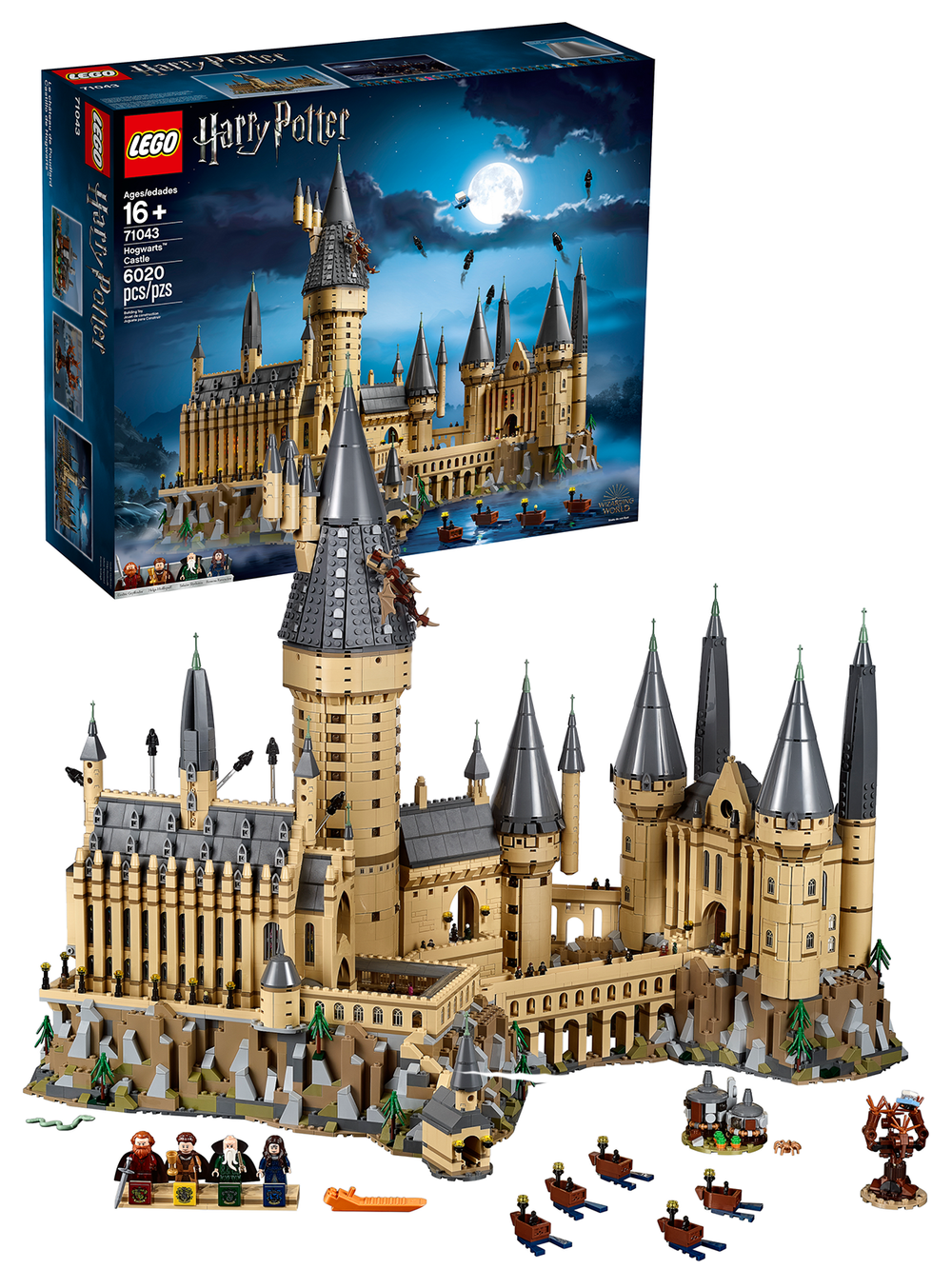 Конструктор Лего Гарри Поттер Замок Хогвартс 71043 | LEGO Harry Potter Hogwarts Castle масштабная модель 6020 дет 16+