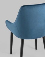 Стул Диана велюр сине-зеленый 4 шт