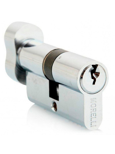 Цилиндр MORELLI 50CK PC кл/зав хром