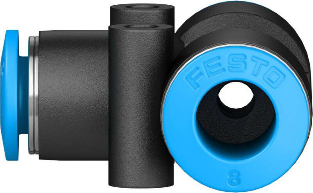 Тройник цанговый переходной Festo QST-8-6
