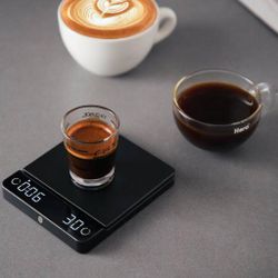 Весы кофейные портативные E-SMART SCALE (ESPRESSO) белые 0,3-2000гр батарея 1200mAH ZeroHero