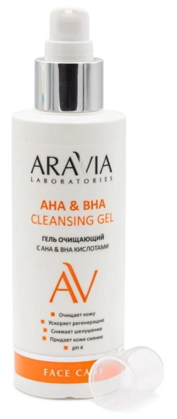 Гель очищающий с АНА & ВНА кислотами / АНА & ВНА Cleansing Gel 150 мл