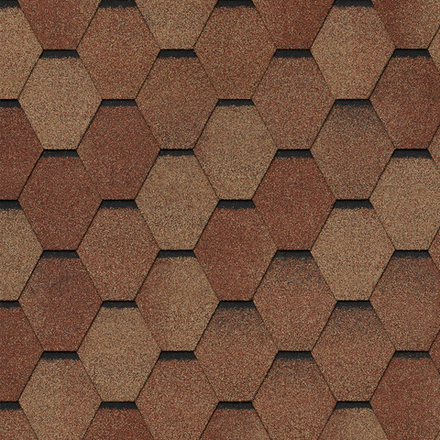 Черепица битумная гибкая Tegola BUSINESS VENETO Terracotta 206