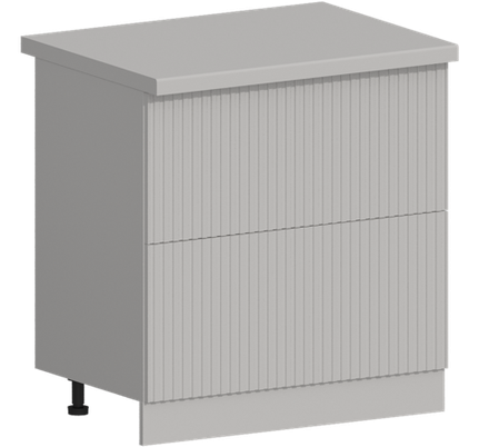 Кухня Модуль ШН2Я 800 Графит / Белый