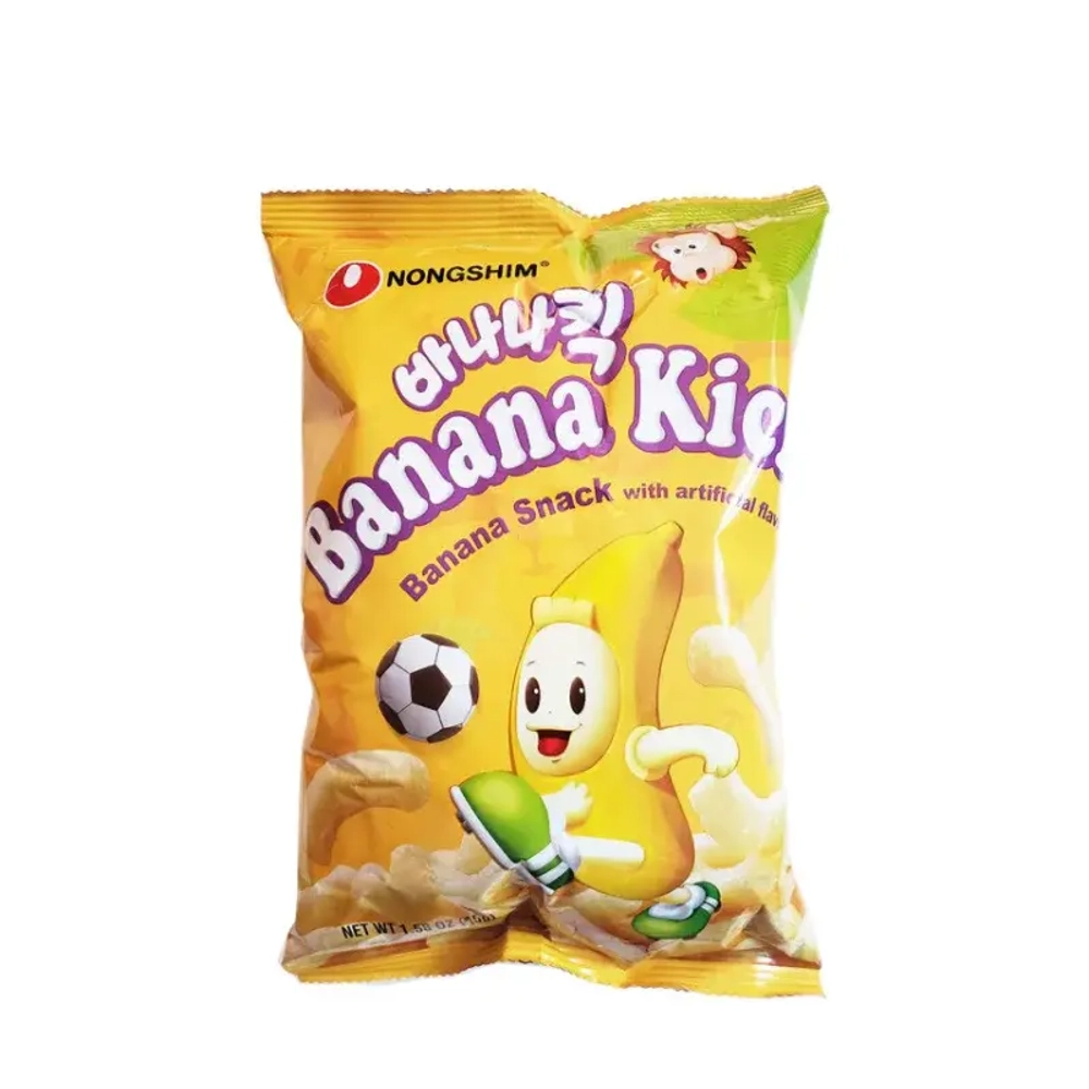 Чипсы со вкусом банана "Banana Kick" 45г тм NONGSHIM