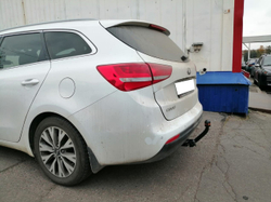 Фаркоп Kia Ceed универсал 2012-2018, Hyundai i30 универсал 2012-2017, условно-съемный,(без электрики) Трейлер.7351