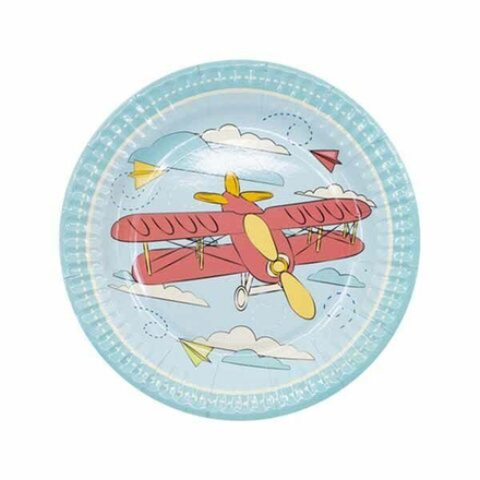 Тарелки малые Самолётики, 6 шт