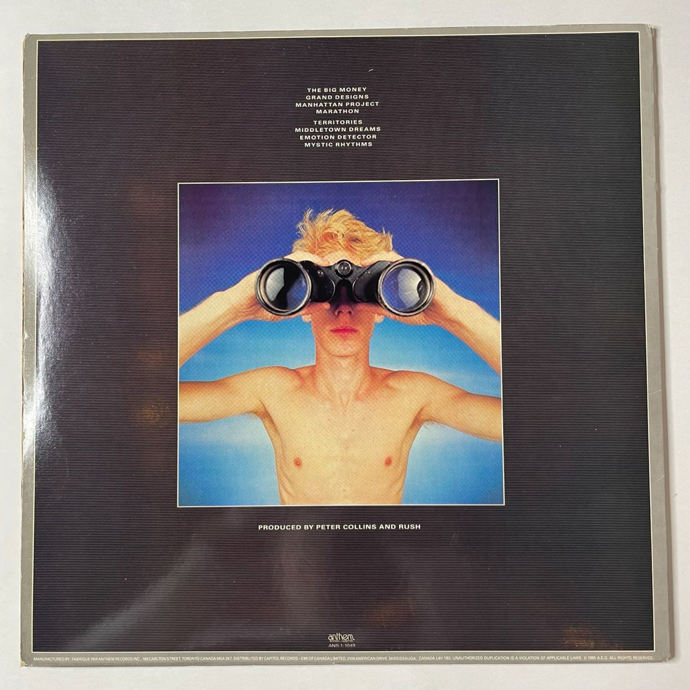 Винтажная виниловая пластинка LP Rush Power Windows (Canada 1985)