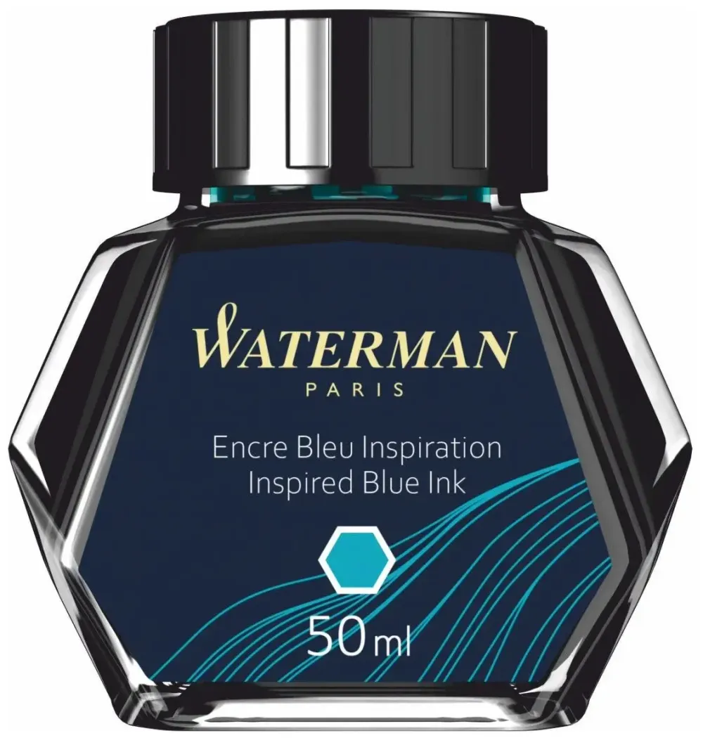 Чернила Waterman во флаконе "Южное море" (South Sea Blue) (S0110810)