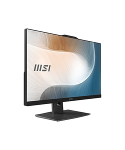 Моноблок MSI Modern AM242P 1M AiO 23,8" FHD (1920x1080)IPS AG Non-touch, Core i5-120U (1.4GHz), 16Gb DDR5(2*8GB), 256GB SSD M.2, 1TB HDD, Intel UHD, WiFi, BT, camera, WirelessKB&mouse Eng/Rus, No OS,1y,Black