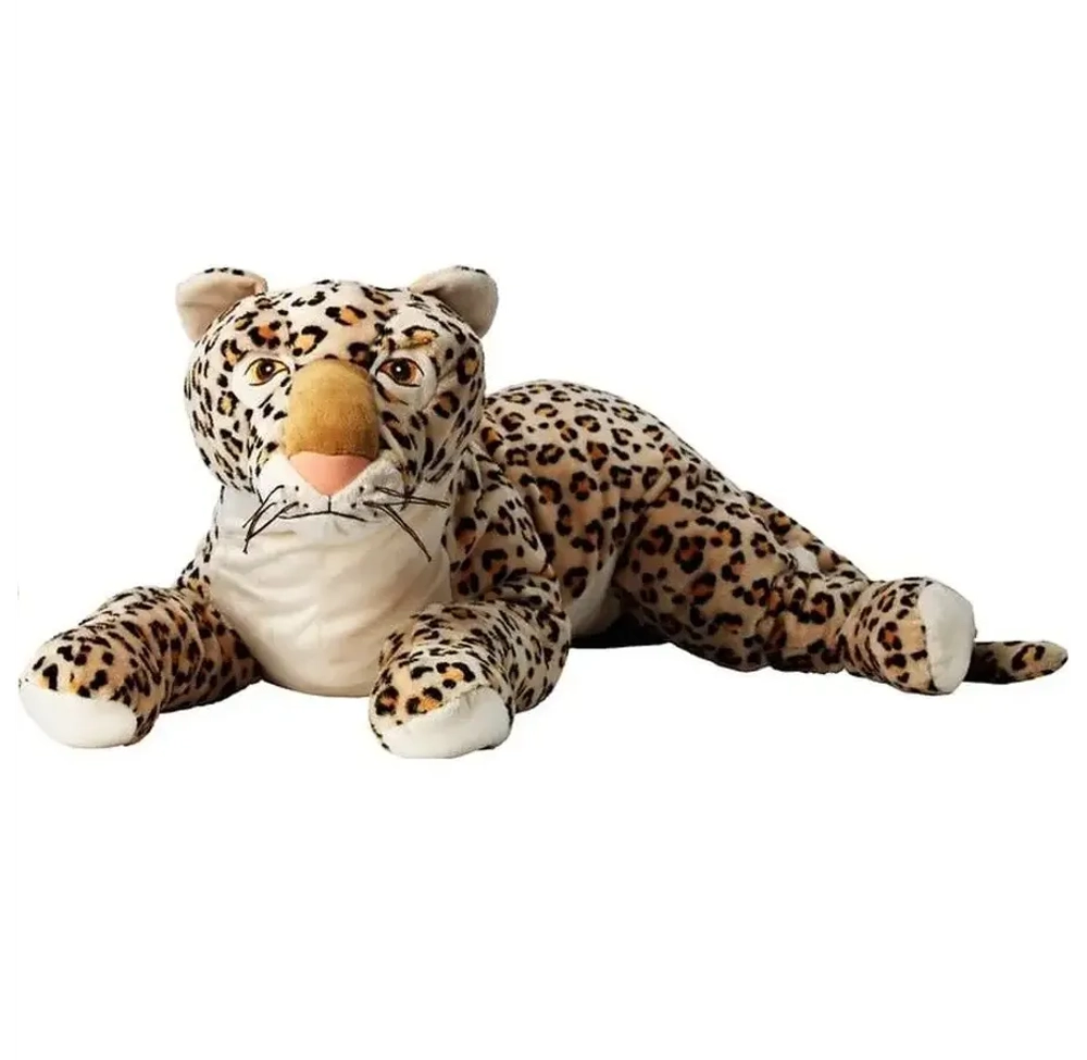 Мягкая игрушка леопард Fyrkantig, 80 см, полиэстер