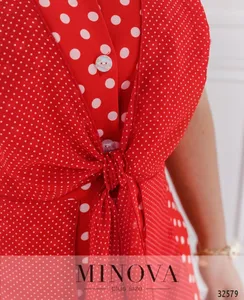 Платье 367-красный Minova