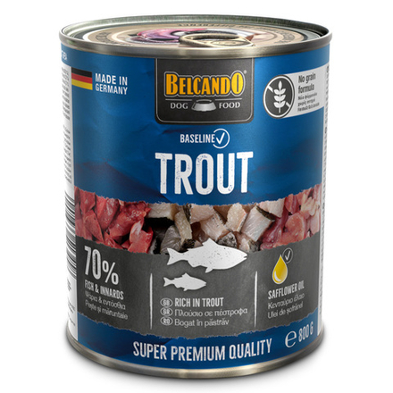 Консервы Belcando Rich in Trout для взрослых собак форель 800 г