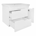 Тумба с раковиной подвесная Loranto KANTRI CS00097253 80/2 раковина Фостер 80, белый глянец