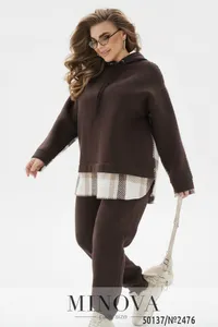 Костюм 2476-шоколадный Minova